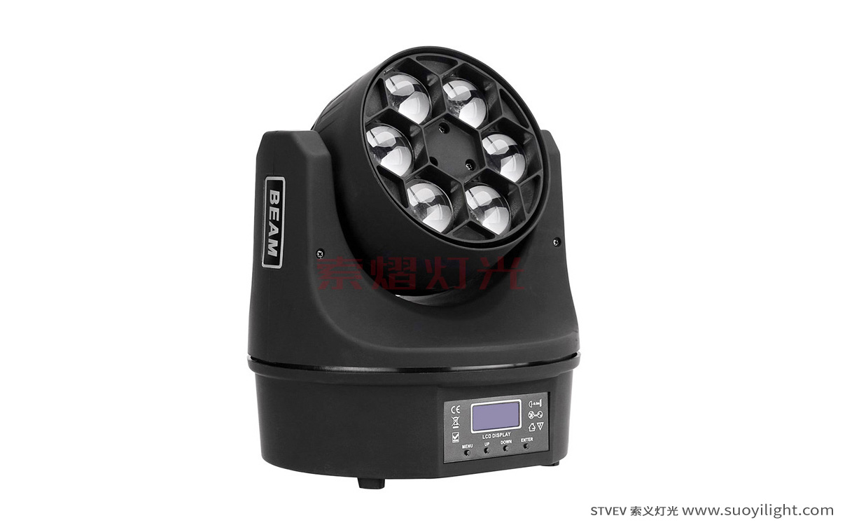 Saudi-Arabia6*10W LED Bee Eye Moving Head Light supplier