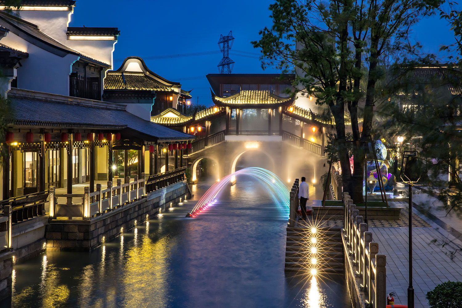 Saudi-Arabia新西塘水街亮化方案